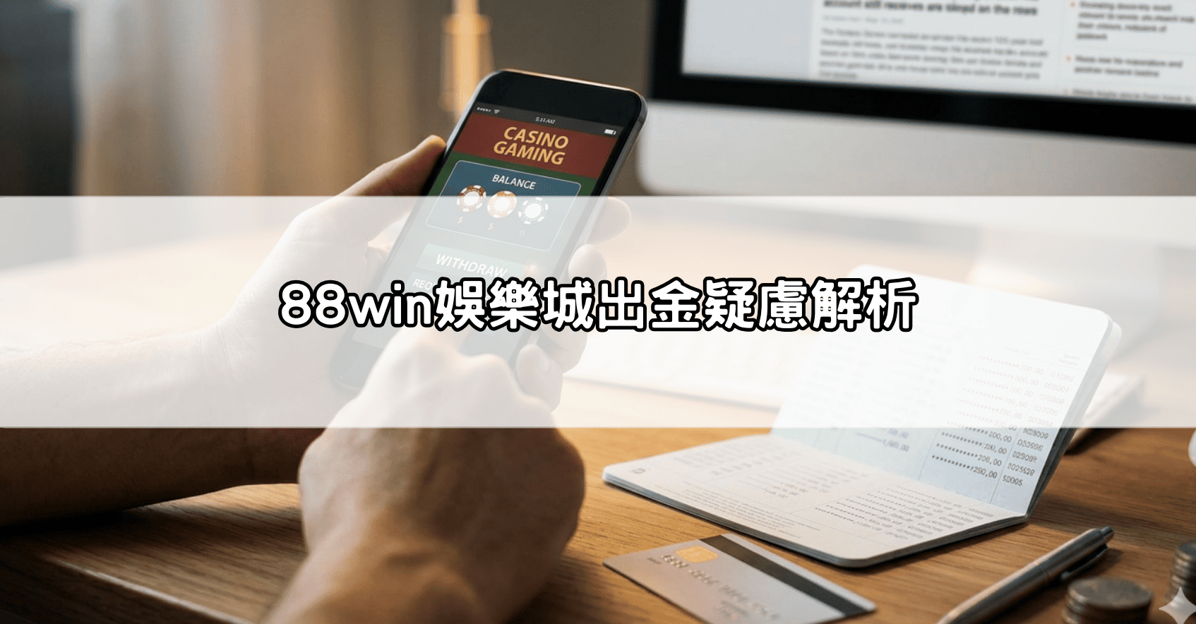 88win娛樂城出金疑慮解析