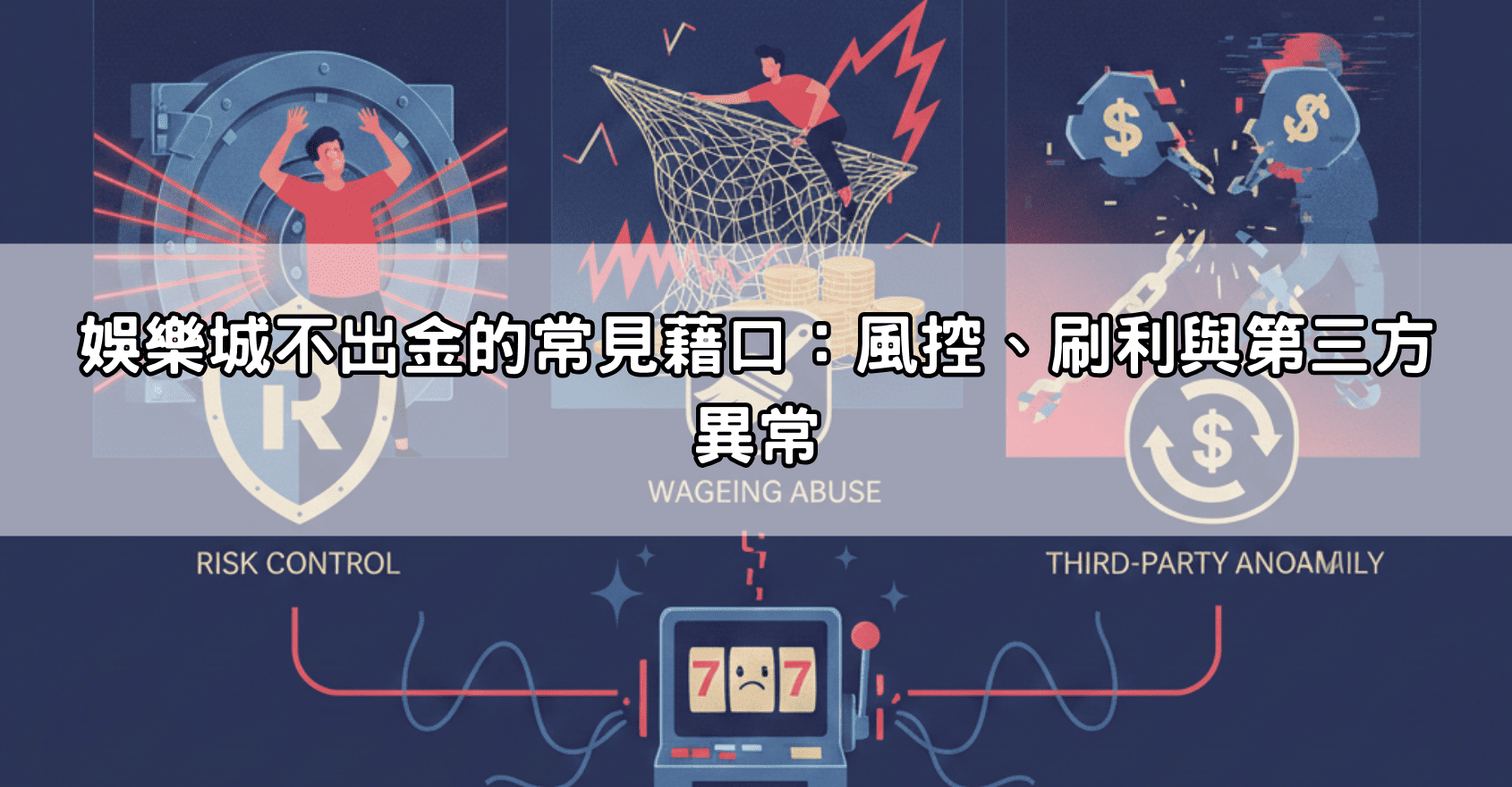 娛樂城不出金的常見藉口：風控、刷利與第三方異常