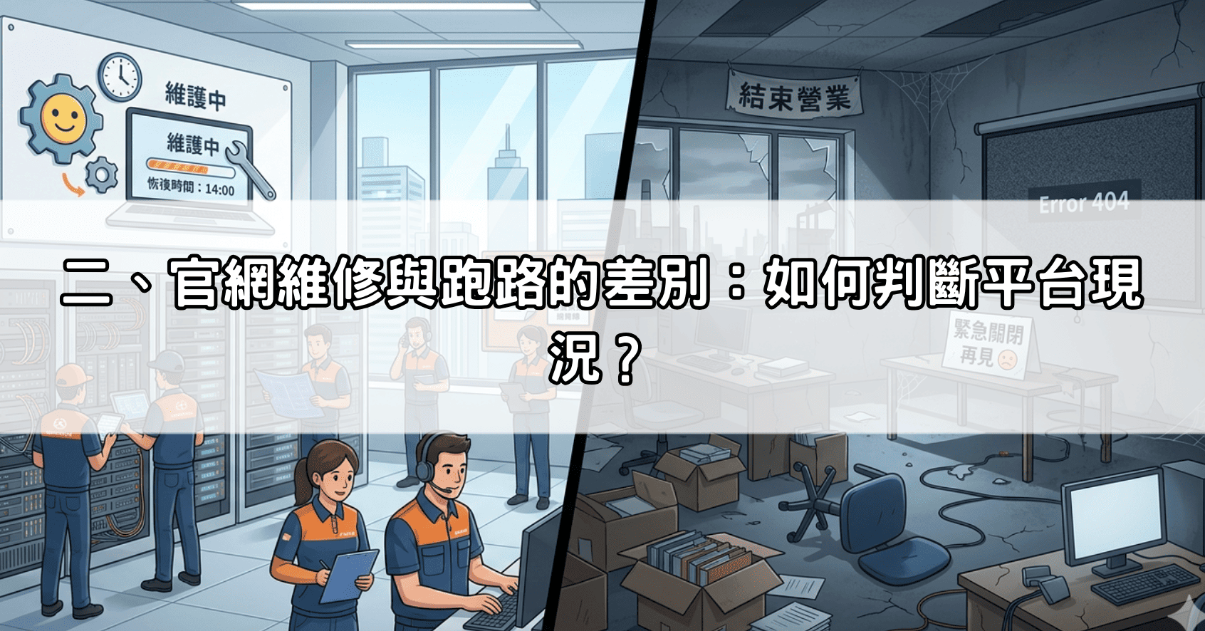 二、官網維修與跑路的差別：如何判斷平台現況？