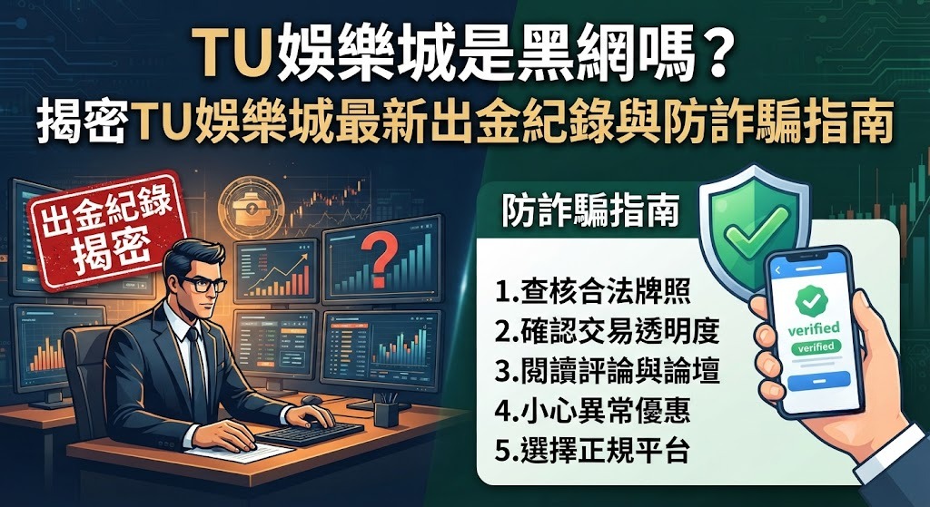 揭密TU娛樂城最新出金紀錄與防詐騙指南